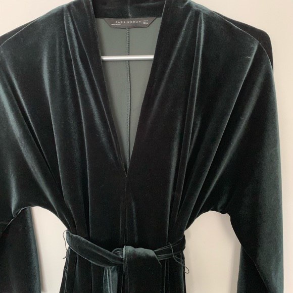 Zara green emerald dress XS - Picture 4 of 4